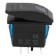 thumbnail image 5 of Interruptor basculante resistente al agua de 5 pines, encendido y apagado, un solo polo, doble tiro, LED azul retroiluminado para barcos de 12 a 24 V, SUV y camiones, 5 of 5
