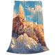 thumbnail image 2 of Balery Cloud Sleeping Cat Manta de Felpa Suave y Acogedora – Cobija de Franela Aterciopelada para Cama, Lavable y Cálida para Sofá, Mascotas, Transpirable-60"x50", 2 of 7