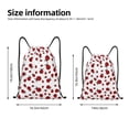 thumbnail image 4 of Drawstring Backpack - Fly Flying Ladybug Splash Proof Small Drawstring Gym Bag for Women Men, Cinch Sports String Bag Backpack for Travel Swimming Beach, 4 of 8