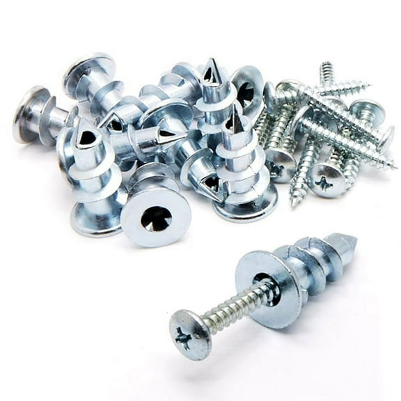 Zinc Self-Drilling Drywall/Hollow-Wall Anchor Kit with Screws (30 PCS)