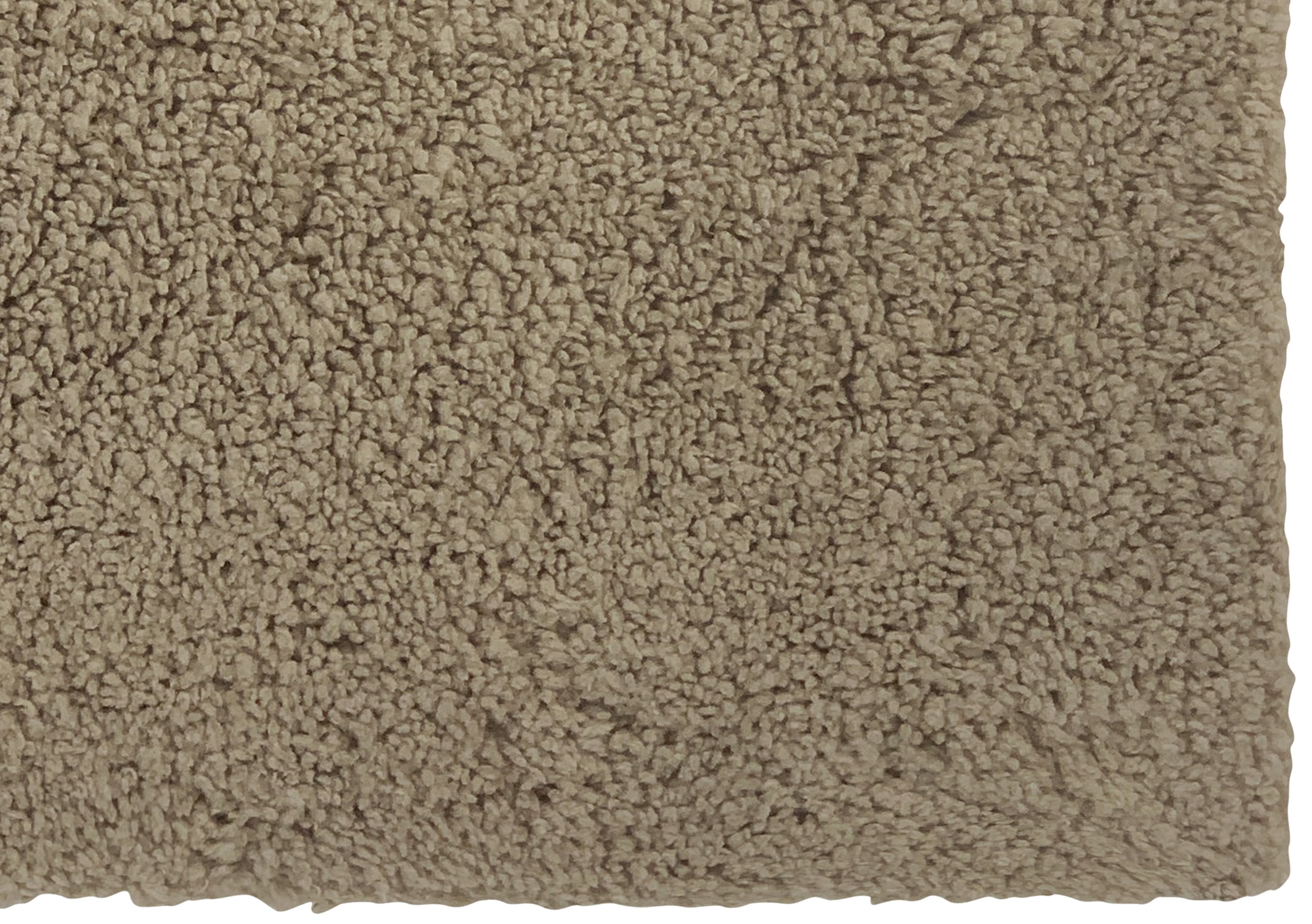Better Trends 3 Piece Bathroom Rug Set 100% Polyester Bath Rug, Water Absorbent Non-Slip Bath Mat Machine Washable Micro Plush Collection - Beige