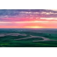 thumbnail image 2 of Getty, Bruce 14x11 Gold Ornate Wood Framed with Double Matting Museum Art Print Titled - Palouse Sunset, 2 of 4