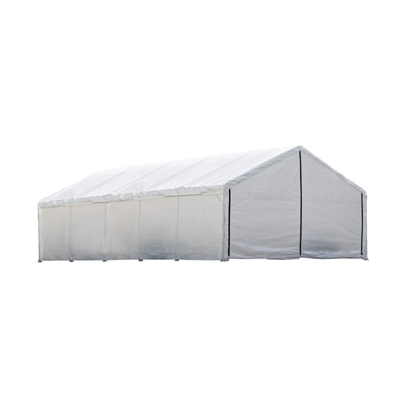 ShelterLogic SuperMax 18 x 30 x 11 ft White Canopy Enclosure Kit (Fr Rated - Frame And Canopy Sold Separately)