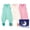 Pink&green&cream, variant on 3 Pack-0.5 Tog Lightweight Summer Toddler Sleep Sack 12-24 Months with Feet 100% Cotton Breathable Sleep Sack with Legs 2-Way Zipper Wearable Blanket