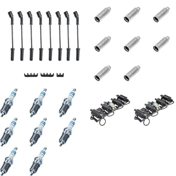 Herko Super Set, coil, wires 10MM performance fit GM Chevrolet GMC Cadillac