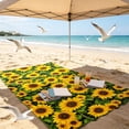 thumbnail image 5 of Oversized Beach Towel 30x59 Inch Sand Free Quick Dry Microfiber Floral Printed Towel for Beach Pool and Summer Vacation, 5 of 7