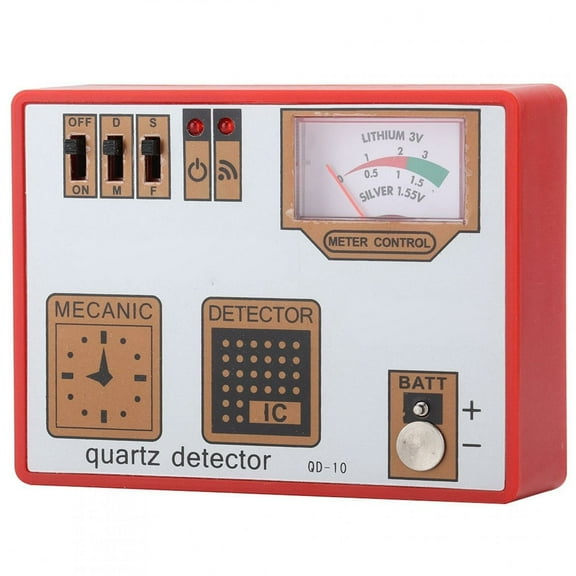 Lightweight Watch Tester with Demagnetizer Convenient for On-the-Go Watch Repairs & Maintenance