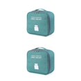 thumbnail image 3 of Decodeary Emergency Organizer for Zipper Closure Waterproof Outdoor Empty Storage Bag Oxford Cloth Dust-proof Survival Package Case Green Large 2Set, 3 of 6
