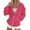 Hot Pink, variant on Fleece Zip Up Cardigan for Women Open Front Hooded Sweatshirts with Pockets Warm Casual Jackets Fashion Trendy Coats Lightweight Sport Outwear Warm Loungewear Streetwear