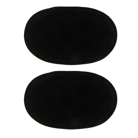 2 Pieces Knee Patches, Iron Pads to Your Clothes and Repair of Trousers, Jackets, Sweaters, Shirts, Blouses, Easy to use , Black