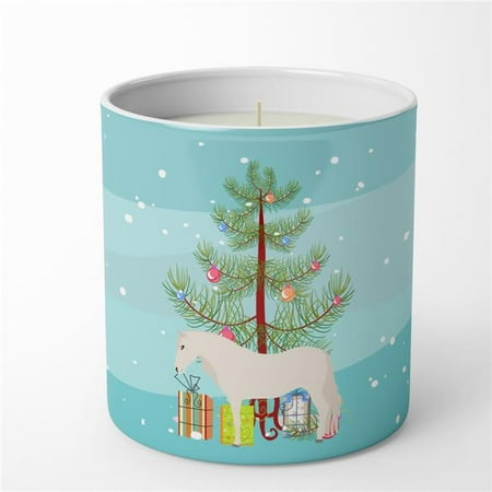 

Carolines Treasures BB9272CDL 3.75 x 3.25 in. Unisex Paso Fino Horse Christmas 10 oz Decorative Soy Candle Teal