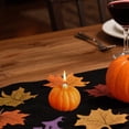 thumbnail image 4 of olkpmnmk Hand Poured Pumpkin Gourd Shaped Scented Soy Wax Mini Candles Bulk, Fall Thanksgiving Halloween Decorative Tealight Candle, Pumpkin Candles for Table Bedroom Bathroom Indoor Home Decor, 4 of 4