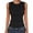 Black, variant on Summer Tops for Women Sleeveless Slim Fitted Crew Neck Tee Shirts Basic Solid Color T-Shirt Going out Fashion Clothing