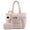 Light Greige-1, variant on Puffer Tote Bag for Women,15.6in Laptop Work Tote with 40oz Cup Holder, Nurse Teacher Bag with Zip,10 Pockets