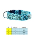 thumbnail image 2 of PetHome Fashion Nylon Panther Spots Luminous LED Dog Collar Flashing Glow Pet Collars Night Light Anti-lost Pet Supplies, 2 of 5