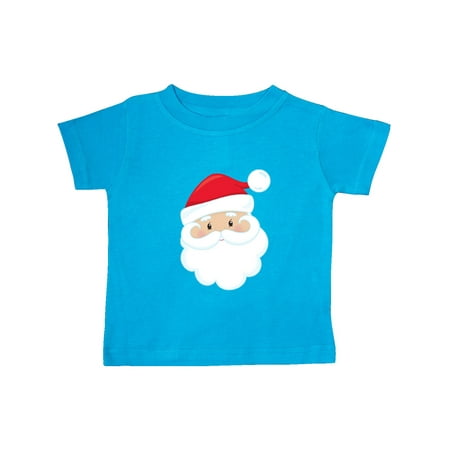 

Inktastic Santa Claus Smiling Santa Red Hat White Beard Gift Baby Boy or Baby Girl T-Shirt