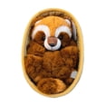 thumbnail image 2 of 2026 Weighted Stuffed Animals Plush Toy 9In with Woven Basket Bed Cute Stuffed Animal for Birthday Gift Decorative Soft Doll, 2 of 3