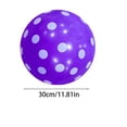 thumbnail image 3 of Polka Dot Inflatable Beach Ball Colorful Summer Pool Toy for Adults Suitable for Pools Beaches Parties Birthday Gatherings(Purple), 3 of 6