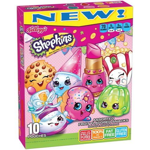 Kellogg's Shopkins Fruit Snacks 10ct - Walmart.com