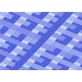 thumbnail image 1 of Ahgly Company Indoor Rectangle Patterned Day Sky Blue Area Rugs, 5' x 7', 1 of 6