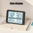 thumbnail image 4 of Indoor Temperature and Humidity Magnetic Digital Clock with High Precisions Monitor Large Easy To Read LCD Display, 4 of 20