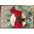 thumbnail image 5 of Serafina Home Christmas Holiday Cardinal Placemats, Set of 6, 13" x 19" Inches, 5 of 11