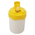 thumbnail image 3 of Taza de café aislada Taza de agua de vacío portátil de acero inoxidable 304 de doble pared con pajita 450 ml Amarillo, 3 of 5