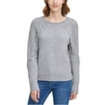 thumbnail image 1 of Calvin Klein Womens Fringe Trim Pullover Sweater gray S, 1 of 1