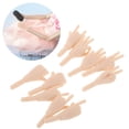 thumbnail image 2 of Shisuyan 5 Pairs Doll Hands for Doll Making Fake Hand Parts DIY Doll Little Finger Craft Hand Parts Plastic Mini Hand Connector Joints Doll Hand Set Accessories Beige, 2 of 8