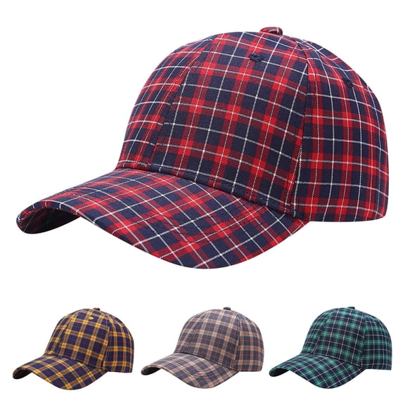 Summer Sales Under $5 Red Baseball Cap Women GIJNRIUIUA Outdoor Camouflage Cap Fishing Hunting Hiking Basketball Snapback Hat Plaid Hats Summer