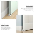 thumbnail image 5 of 4 Sets Barn Through Pocket Door Guide Doorstops Swing Floor Guides Mount Hardware Type White Carbon Steel, 5 of 6