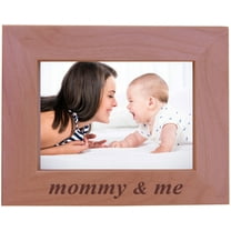 CustomGiftsNow Mommy & Me - Wood Picture Frame - Fits 5x7 Inch Picture (Horizontal)