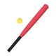 thumbnail image 2 of Juego de bate y pelota de béisbol de 21 pulgadas para niños, divertidos juegos con pelota de entrenamiento portátil Rojo, 2 of 9