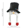 thumbnail image 3 of Christmas Top Hat Funny Christmas Hat Christmas Party Hat Funny Snowman Hat, 3 of 8