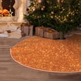 thumbnail image 5 of Sikiie Orange Glitter Nativity Christmas Tree Skirt, Jesus Christian Winter Holiday Tree Mat Decoration(30-48IN)36", 5 of 6