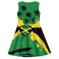 thumbnail image 4 of WhouRiu Girls Casual Fashion Graphic Dresses Sleeveless Crew Neck A Line Dress Kids Summer Comfortable Cute Everyday Sundress,11-12 Years, 4 of 4