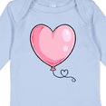 thumbnail image 4 of Inktastic Pink Balloon Heart Boys or Girls Long Sleeve Baby Bodysuit, 4 of 5
