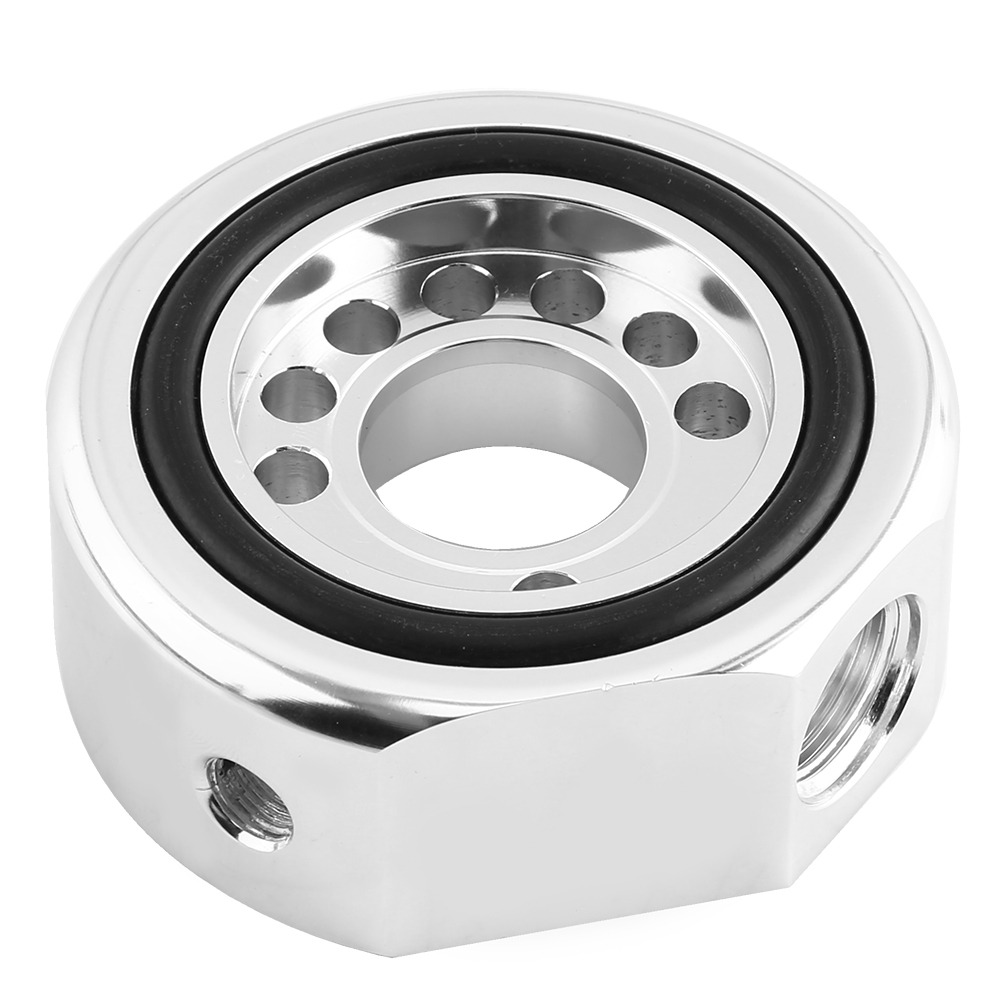 LYUMO Car Engine Oil Supply Oil Filter Sandwich Plate Cooler Adapter Kit for Honda Acura LS B20