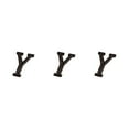 thumbnail image 1 of maskred Metal House Number Plaque Durable And Rustproof Easy To Install Impeccable Door Decoration Metal Letters House Numbers B17--Y 3Set, 1 of 6