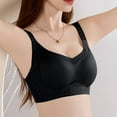 thumbnail image 2 of Bras for Seniors Seamless Wireless Posture Correcting Push Up Bra Anti Sagging Full Coverage Ice Silk Bra Wireless Bras for Women Support, 2 of 8