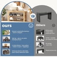 thumbnail image 6 of Bigleap 3-Tier Bamboo Shoe Rack Bench, Entryway Storage Organizer for Hallway, Bedroom, Balcony, Small Spaces,Brown,11.3''x 19.7'' x 17.8'', 6 of 8