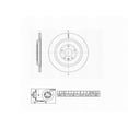 thumbnail image 6 of UltraHC Coated High Carbon Brake Rotor, Rear UR005581, Ford Explorer 2019-2013, 6 of 6