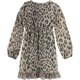 thumbnail image 2 of Vestido con Volantes y Estampado Animal bar III Beige Mediano, 2 of 2
