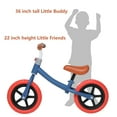 thumbnail image 5 of CIPACHO 11" Kids Balance Bike for 2-6 Years with Adjustable Height Carbon Steel and PE Tires Ride On Toys for Toddlers, Red, 5 of 14