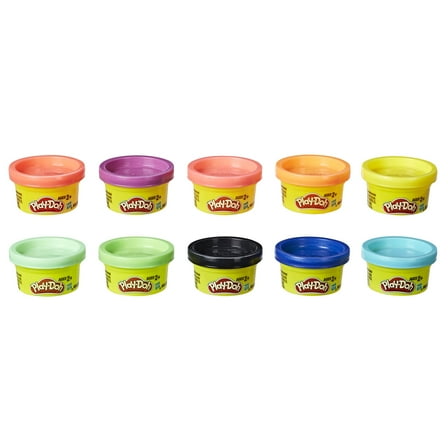 Play-Doh Party Pack Clay-10 Mini Cans (10 oz Total)