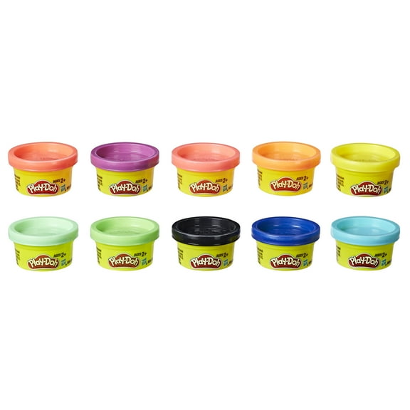 Play-Doh Party Pack Clay-10 Mini Cans (10 oz Total)