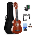 thumbnail image 2 of Ukulele Soprano Acústico 21 Pulgadas Con Afinador Eo Safe Imports Marrón, 2 of 5