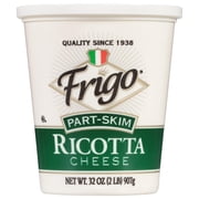 Frigo Part Skim Ricotta Cheese, 32 oz Tub (Refrigerated)