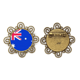 thumbnail image 1 of Australia national flag Oceania país símbolo Mark patron Broche de flores, regalo de joyería para mujeres y niñas Unbranded M, 1 of 3