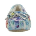thumbnail image 3 of Minnetonka Cassie Slippers for Kids, Bright Blue Splash 2 Big Kid, 3 of 5